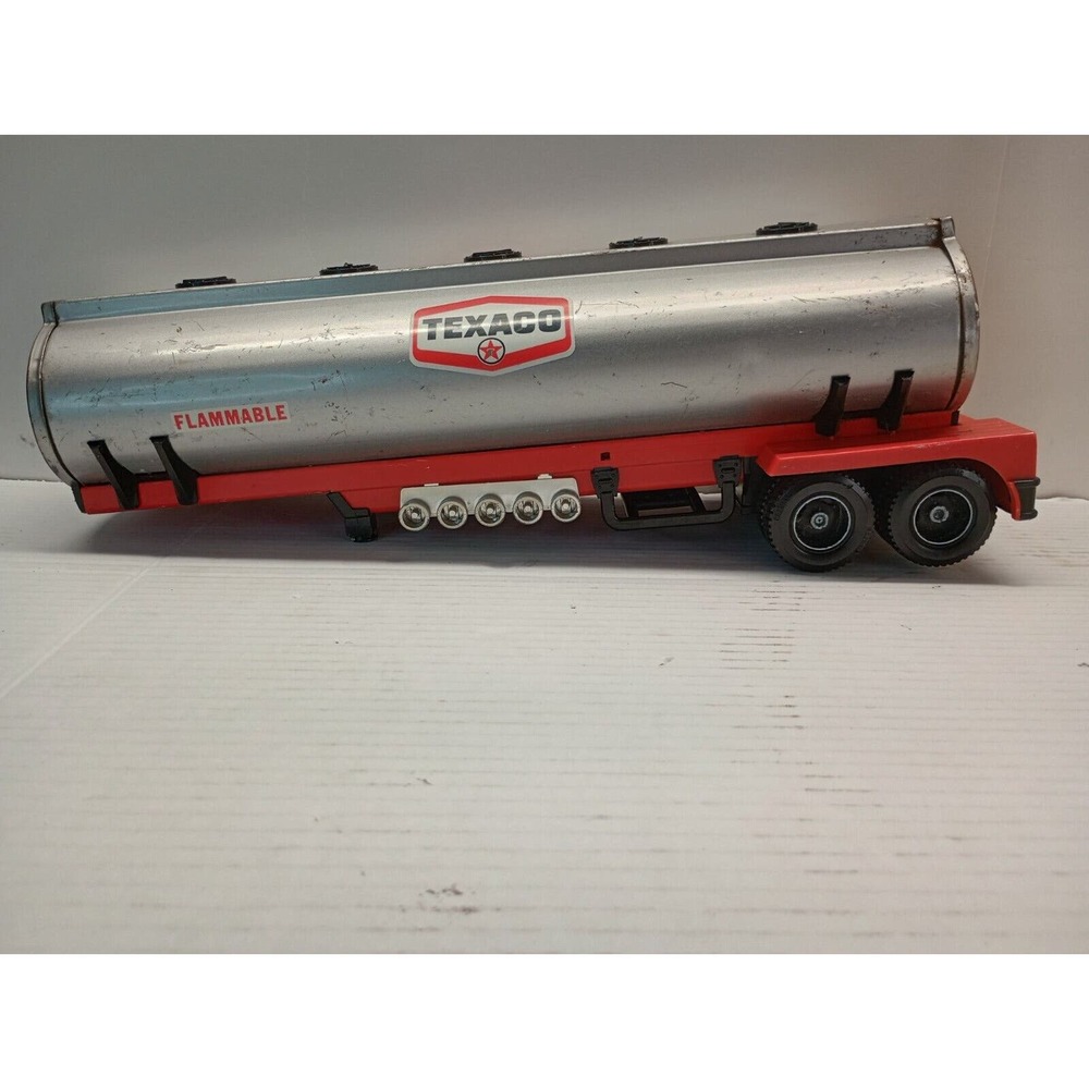 Republic Tool TEXACO Gas Tanker Plastic & Metal Toy Truck 90025 Vintage 1970's
